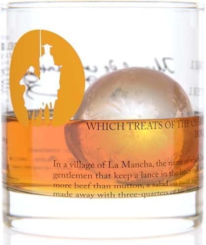 Miniatura 6 de Well Told Classic Literature Rocks Glass - Las aventuras de Sherlock Holmes de Arthur Conan Doyle - Regalo de vaso de whisky antiguo para los