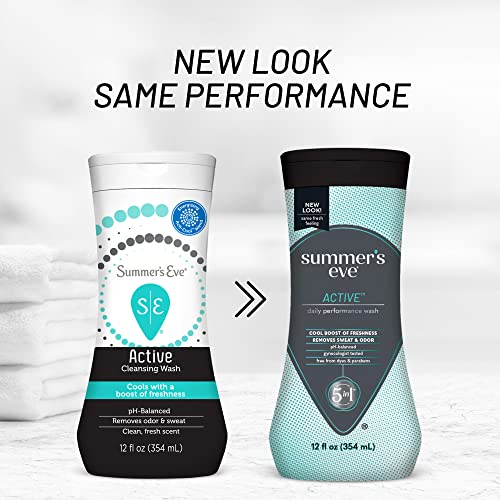 Summer's Eve Active Daily Perfomance Feminine Wash, Ph Balanced, 12 Fl Oz (Pack Of 3) #TOP2