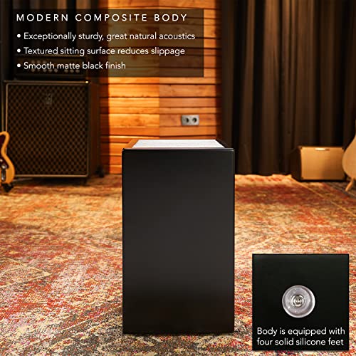 Meinl Percussion Subwoofer Cajon/Trommel inkl. Snareteppich mit extrem tiefen Bass - Trommelkiste (Drumbox) für Kinder/Erwachsene - Kein Cajon Bausatz - American White Ash Frontplatte (SUBCAJ1AWA) - Image 6