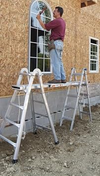 Werner MT-22 300-Pound Duty Rating Telescoping Multi-Ladder, 22-Foot