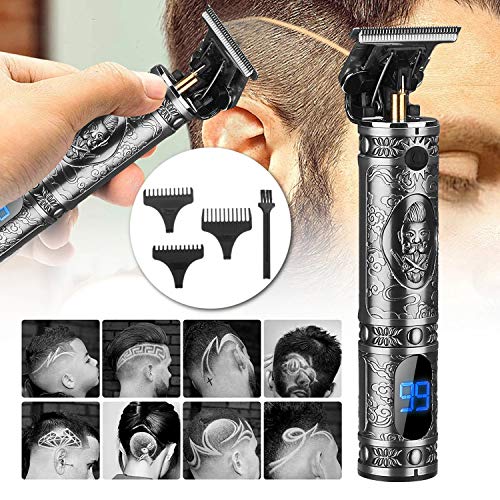 Machine à cheveux avec lame en T en acier pour finition précise
