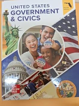 Hardcover McGraw Hill United States Government & Civics Textbook, Florida Edition Book