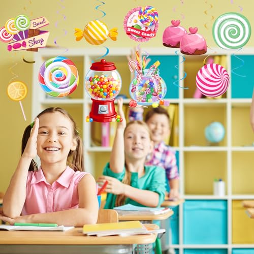 64Pcs Candyland Party Decorations