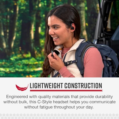 Image of Cobra 2.5mm C-Style in-Ear Headset - Compact Low-Profile Communication Earpiece for Two-Way Radios with Discreet Design and Clear Audio Quality