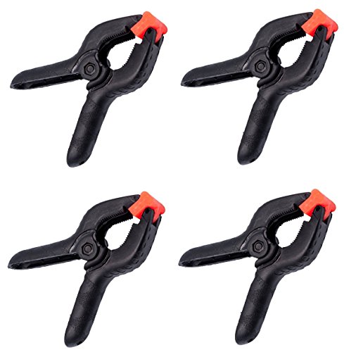 Online Best Service 4 Pack - 6 Inch Spring Clamps Large Heavy Duty Plastic Muslin Clamps