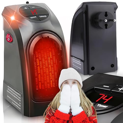 Retoo Steckdosenheizung 350W – Kompakter Keramik Heizlüfter mit LED Anzeige, Einstellbarem Thermostat & 12h Zeitschaltuhr – Energiesparend, Geräuscharm, Automatische Abschaltung – Für Zuhause & Büro Retoo Steckdosenheizung 350W – Kompakter Keramik Heizlüfter mit LED Anzeige, Einstellbarem Thermostat & 12h Zeitschaltuhr – Energiesparend, Geräuscharm, Automatische Abschaltung – Für Zuhause & Büro
