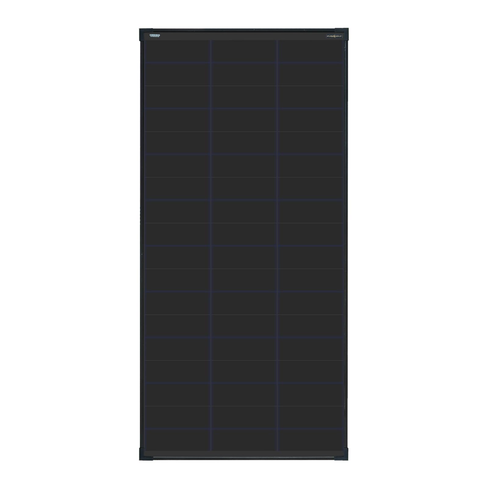 enjoy solar® 150W 36V Módulo solar monocristalino con tecnología HPBC - 25% de alta eficiencia, células solares de 182mm, 10 barras de colector, panel solar ideal para autocaravana, instalación en