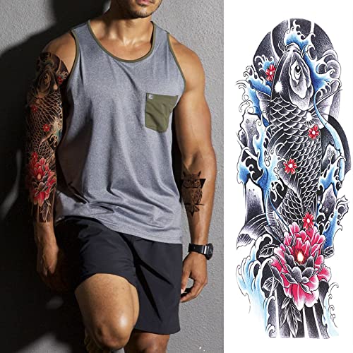 Aresvns Sleeve Tattoos for Men & Women,Realistic Temporary Tattoo Waterproof for Adult Christmas Gift