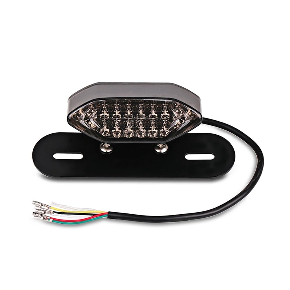 Luce Di Direzione Posteriore Freno Stop Targa Accessori Per Moto(GRAY)