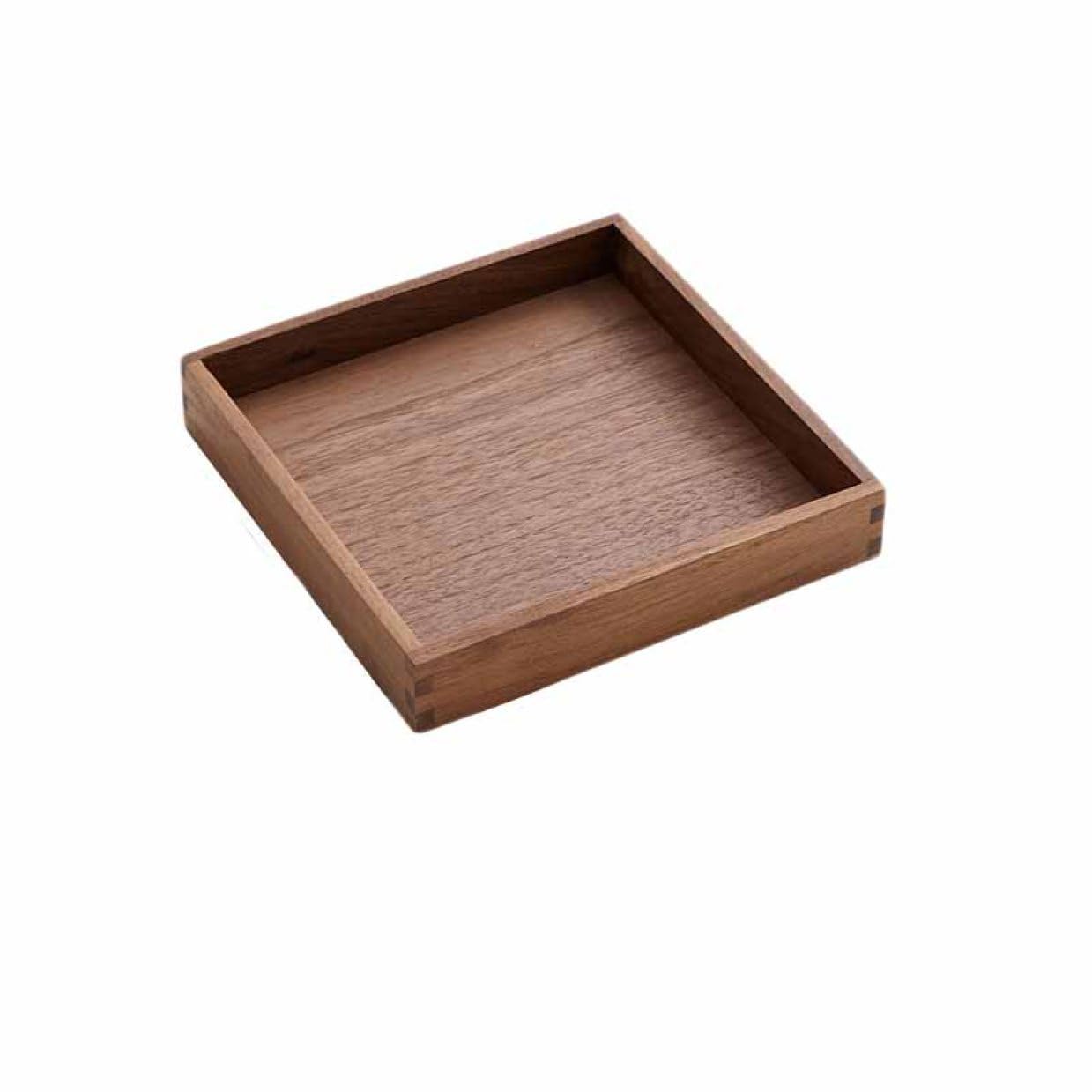 Amazon｜MJKQ9 トレー 木製 15*15*3.5cm おしゃれ 書類収納ケース
