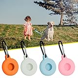 MSKS Funda Airtag, Llavero Airtag Diseñado para Air Tag, Airtag Funda Portable Liquid Silicone, Airtag Case Compatible con Air Tag Bluetooth Tracker, Protector Airtag Anti-Perdida Eimpermeable (4PCS)