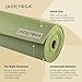 JadeYoga Harmony Yoga Mat- Durable & Thick Gym Fitness Mat, Non-Slip Natural Rubber Yoga Mat- Home Exercise & Stretching Mat, Workout Mat- Yoga, Pilate & Meditation for Women & Men (Olive Green, 74'')