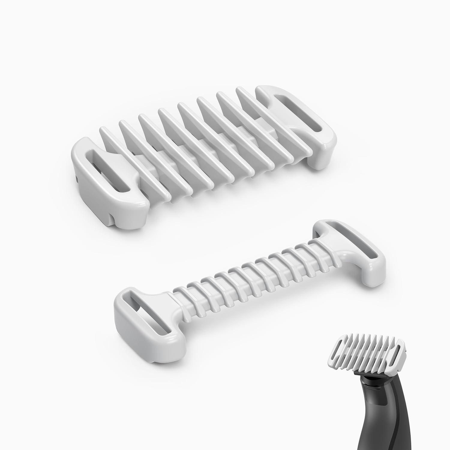 Guard Combs Intimate Skin Protector and 3mm Body Comb for O Blade QP2727 QP2834 QP2520 QP2530 QP6651 Hybrid Electric Trimmer Accessory 2 Pcs