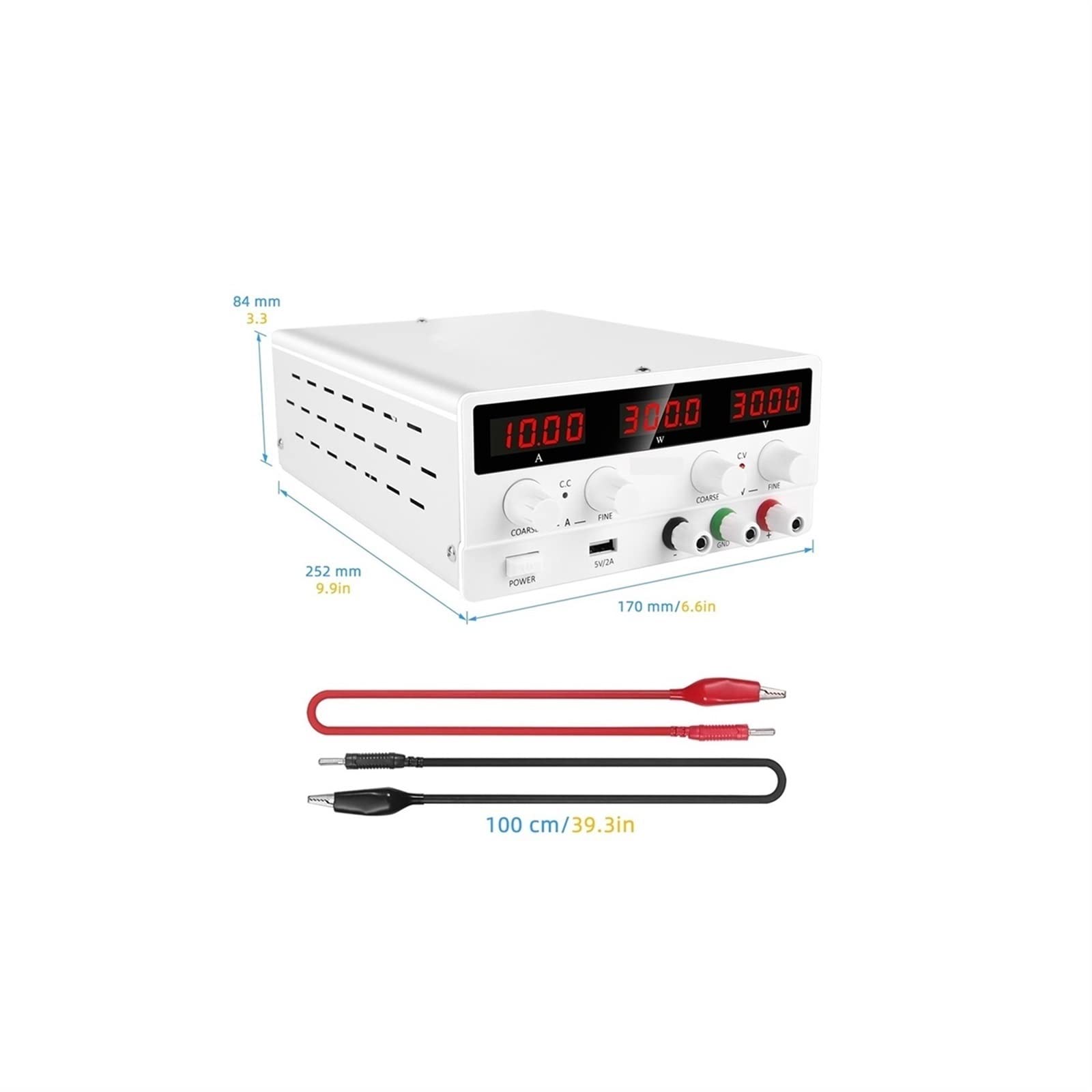 Schaltnetzteil, Laborbank Quelle Reguliertes Schalten einstellbar DC Stromversorgungsstrom Stabilisator Variable grob und feine Anpassungsspannungsregler(SPS-H605)