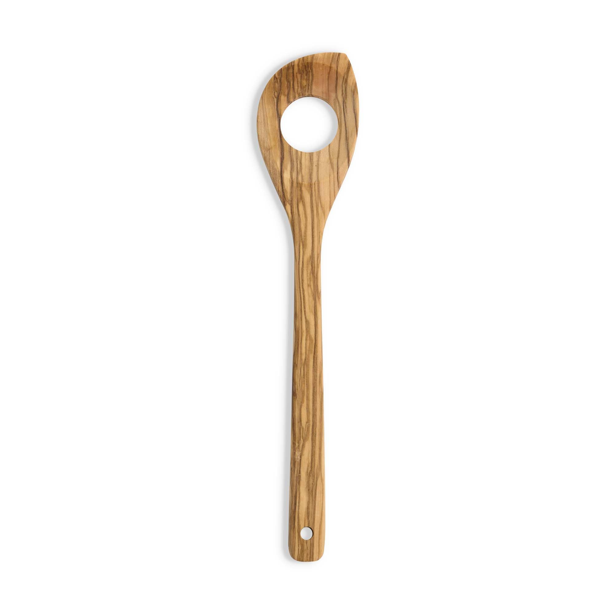 Fantes - Cuchara italiana de cocina para risotto de madera de olivo, 12 pulgadas, The Italian Market Original desde 1906