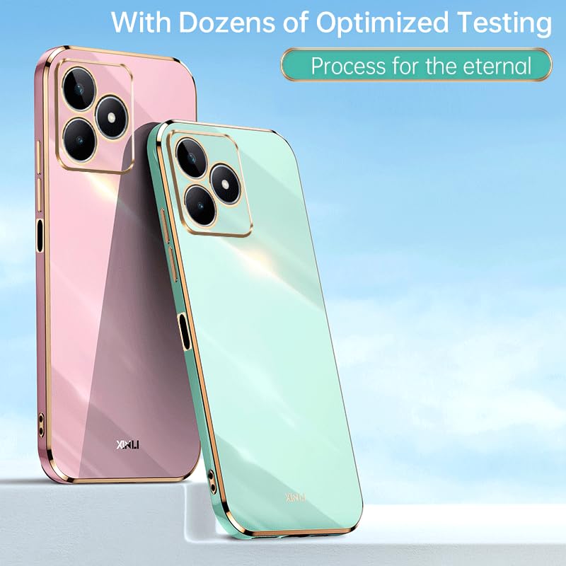 WOKEZ Telefonfodral för Realme C53 2023 - Lyxigt Skydd Vit