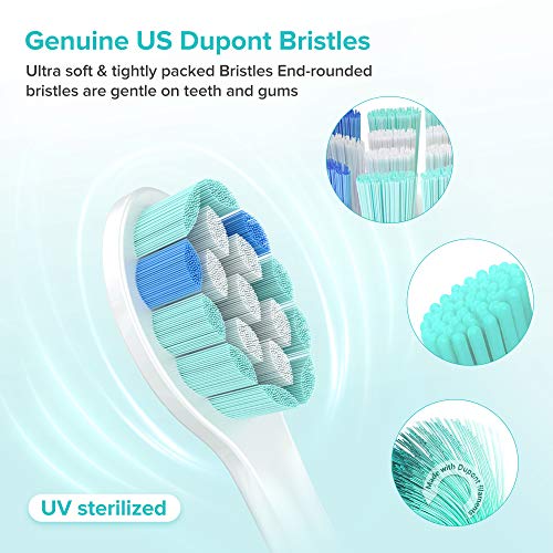 Replacement Toothbrush Heads for Sonicare,14 Pack ALPRANG Replacement Brush Heads Compatible with Philips Sonicare Electric Toothbrush