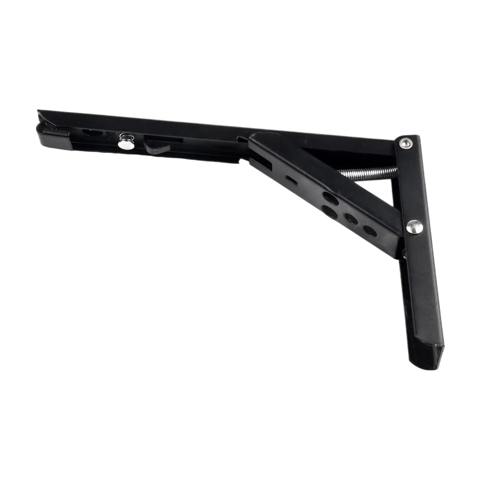 Rugaikerba 14Inch Triangular Folding Bracket,Collapsible Hinge, For Work Bench Furniture