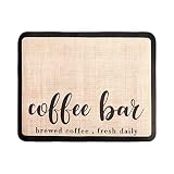 15.75 X19.69inch Coffee Maker Mat,Coffee Bar Decor Accessories For Countertop,Hide Stain Water Absor