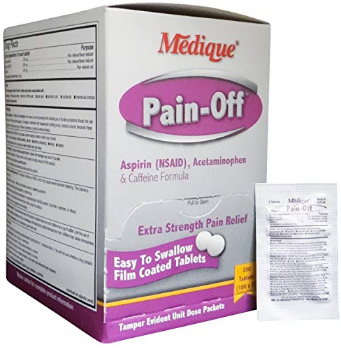 Medique Pain Reliever, Extra Strength Acetaminophen, Individual Dose, 2000 Pack