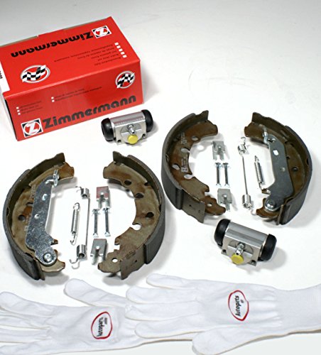 Autoparts-Online Set 60011836 Zimmermann Bremsbacken + Zubehör + Radbremszylinder für hinten/die Hinterachse