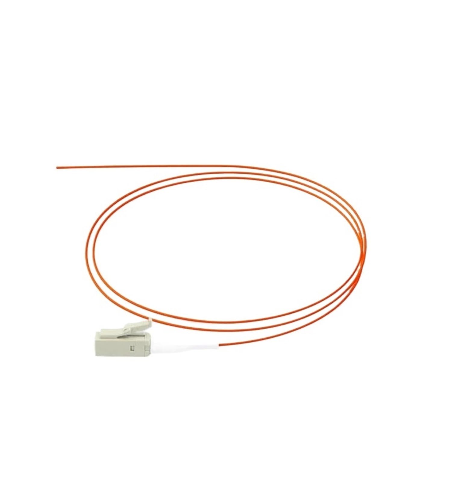 50 pièces LC connecteur Tresse 1.5M monomode G657A2 multimode OM2/OM3/OM4/OM5 0.9mm LSZH Fibre Optique Tresse Personnalisable(LC UPC OM2)