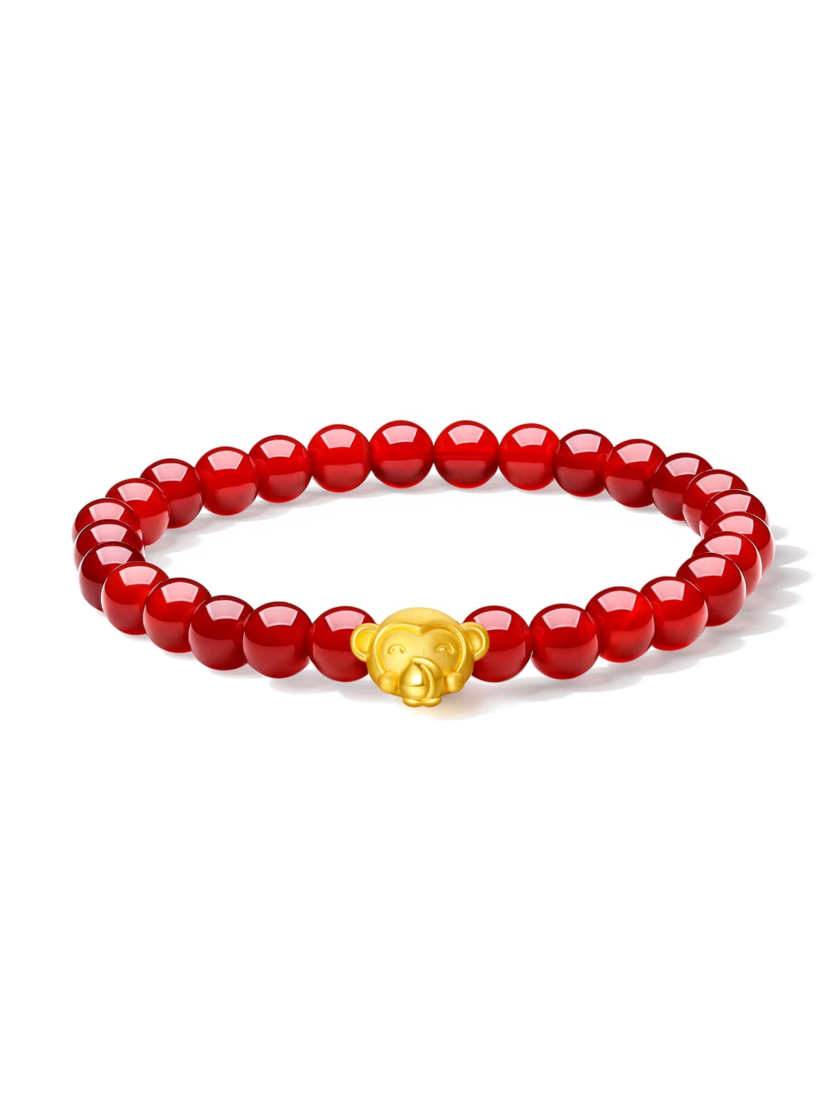 ZHOU LIU FU 24K Gold Charm Bracelet