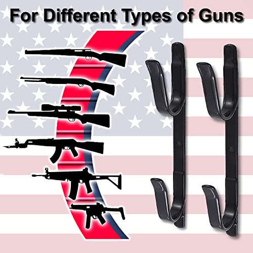 Gun Rack for Truck 14\" - Rifle Racks for Wall - Gun Storage Rack for 2 Rifle/Weapons - Shotgun Wall Mount - Gun Racks for Wall - Truck Gun Holder - Pickup Truck Gun Rack - Automotive Gun Racks - Thumbnail 2