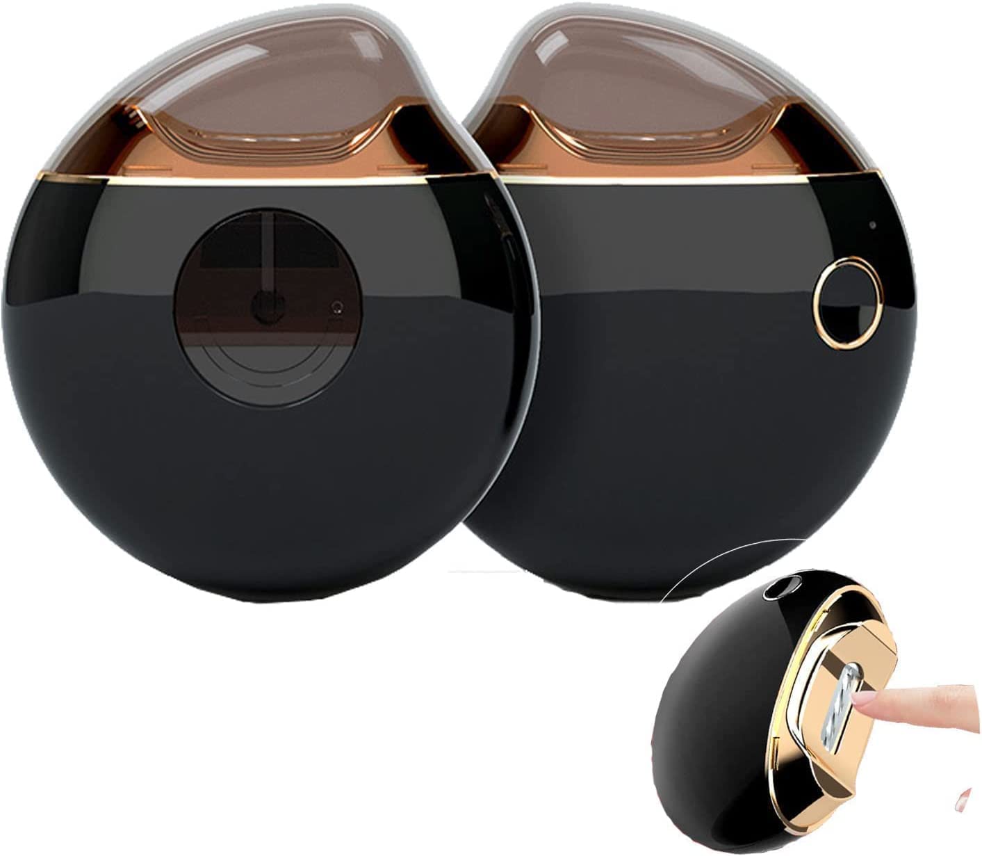 Electric kids Nail Clipper, USB Rechargeable Safe Electric Nail Knife and File 2 in 1 Design ，Electric Nail Trimmer ， Electric Nail Clipper for Baby,Kids, Elderly.for Adults Too (BLACK)