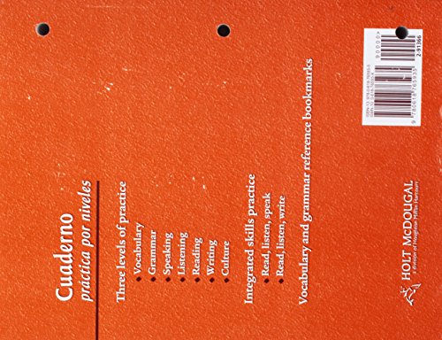 Avancemos: Cuaderno, Practica por niveles, Student Edition, Level 1 (Spanish Edition) - Image 2