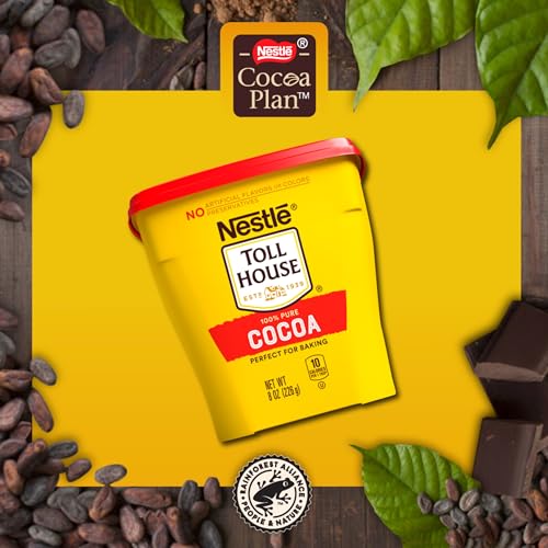 Image of NESTLE TOLL HOUSE Cocoa 8 oz. Plastic Canister (Pack of 4)