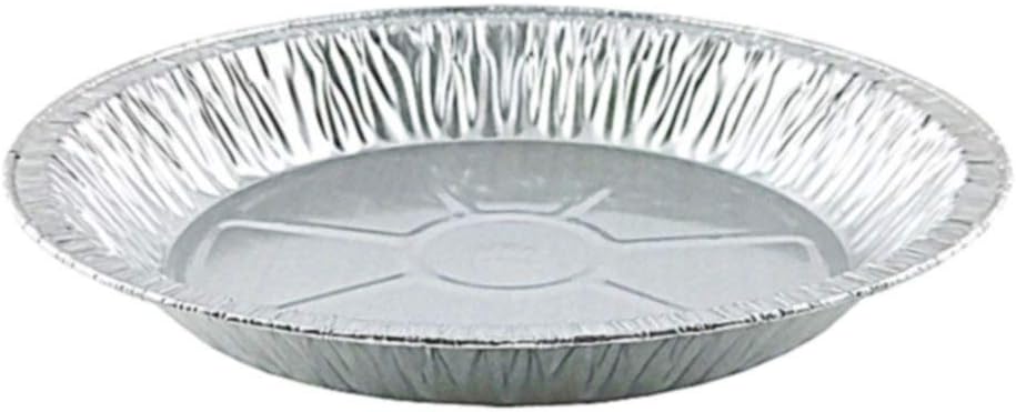 Pactogo 11" Aluminum Foil Pie Pan Extra-Deep Disposable Tin Plates (Pack of 25)