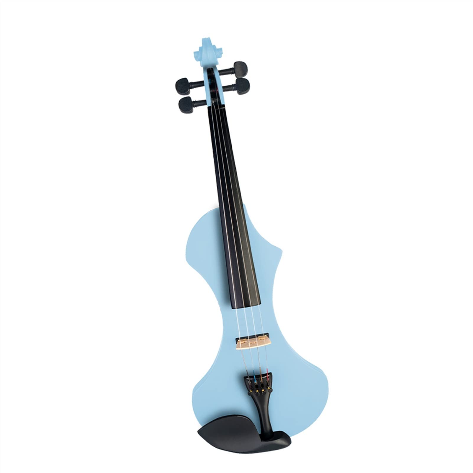 Violine Musikinstrumente Ausgewählte 4/4 Elektrische Geigenset Solidwood Karosserie Mit Geigenbogen+Fall+Bag+Tuner+Geigenketten