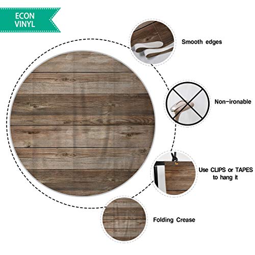 Allenjoy 7x5ft Vinyl Rustic Wood Wall Photography Backdrop Supplies for Newborn Kids Baby Shower Children Birthday Party Cake Smash Decors Wooden Background Professional Studio Photoshoot Props Favors by Allenjoy - Image 5