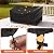 Arcedo Waterproof 2-Seater Loveseat Covers for Patio Furniture, Weatherproof Outdoor Chair Seat Couch Sofa Cover, 54" W x 37" D x 35" H, Black