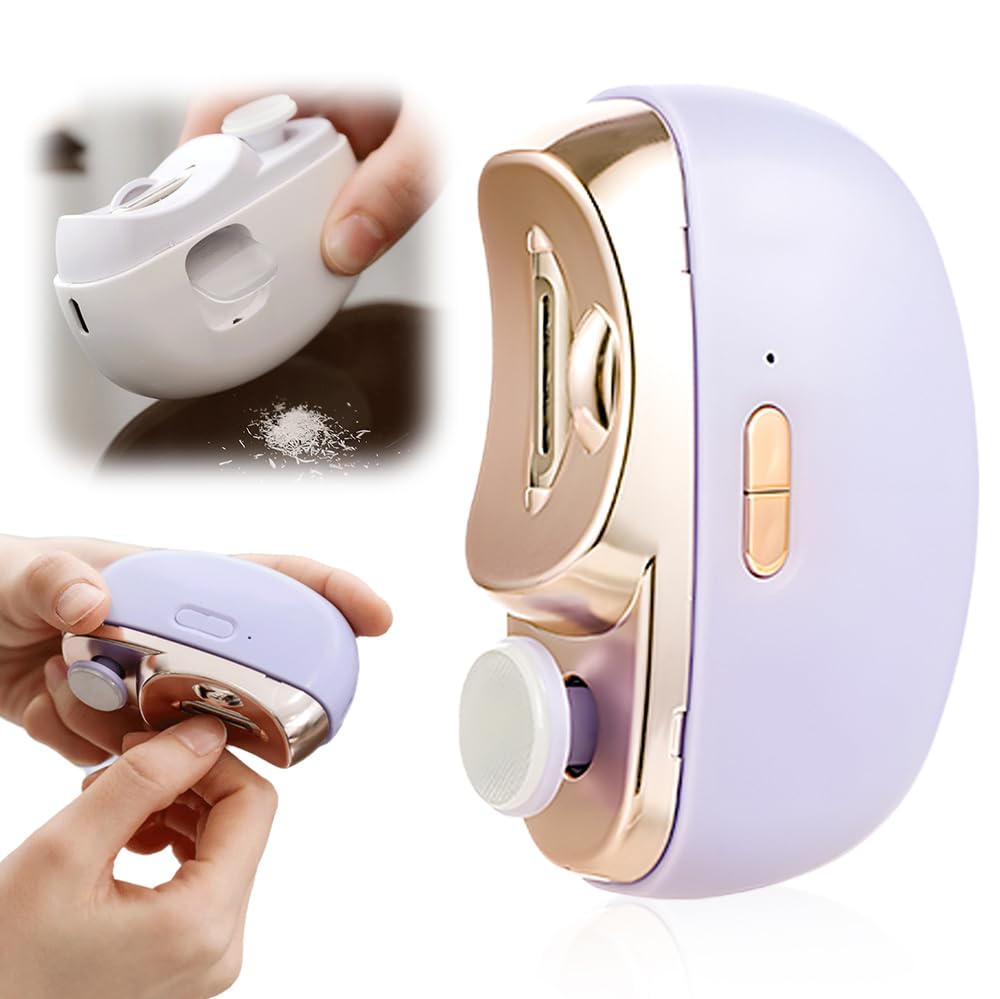 3 in 1 Automatic Electric Nail Clipper with Polishing 2026 New Electric Nail Trimmer Two-Speed Adjustment Electric Toe
