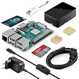 ★32 GB Class 10 SanDisk + Micro SD Karte mit vorinstalliertem NOOBS, ist Raspberry Pi 3 B + mit Raspbian einfach zu starten. Ausgestattet mit USB MicroSD-Kartenleser kompatibel mit USB-A & USB-C.