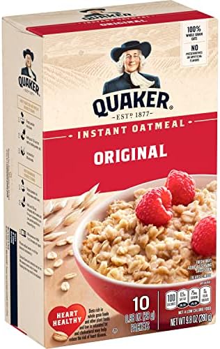 Instant Oatmeal, Original, 0.98oz Packets (10 Pack)