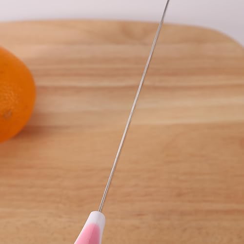 Miniatura 8 de Juego de cuchillos de cocina, juego de cuchillos afilados de acero inoxidable con soporte acrílico, cuchillo de carne dentado, tijeras, cuchillo de