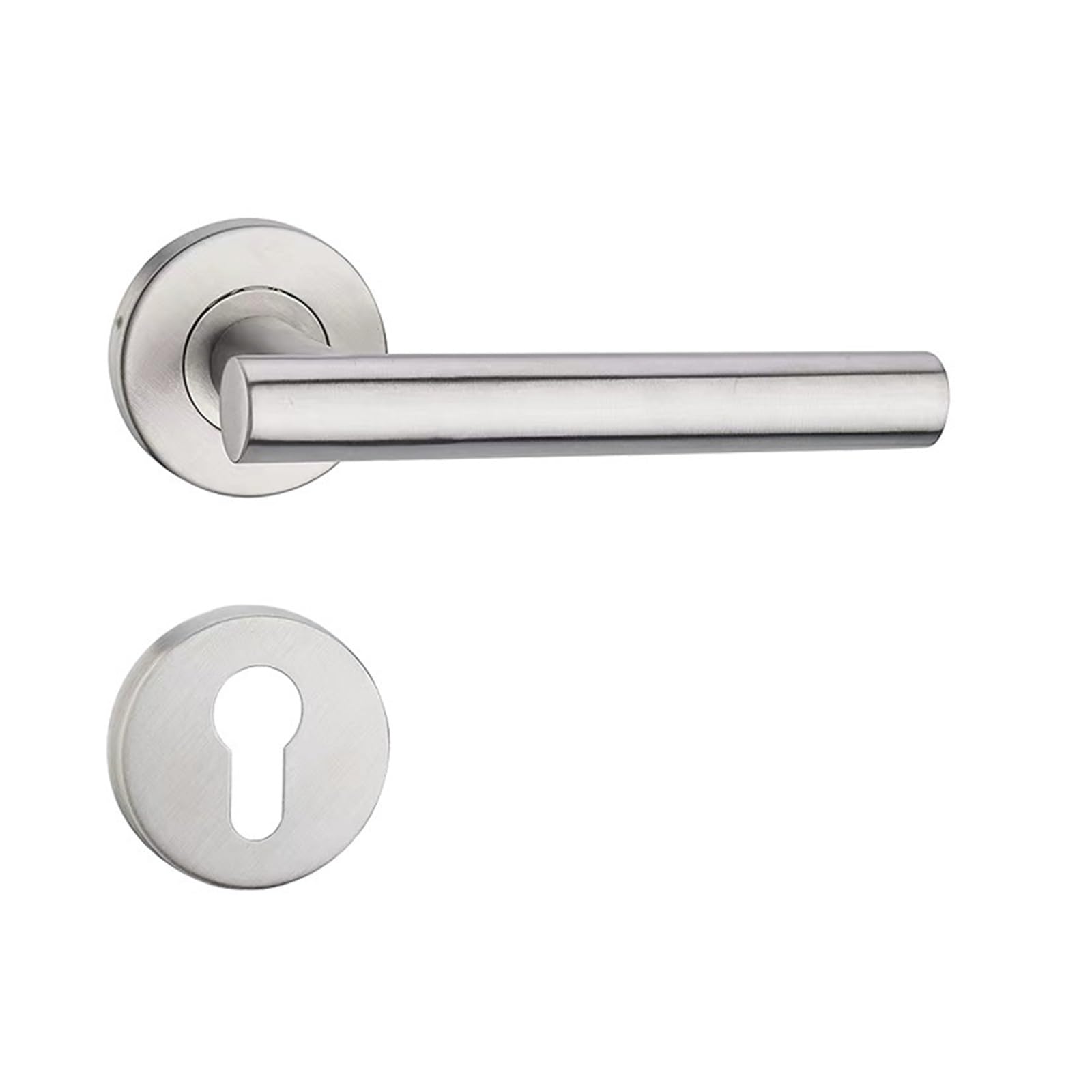 Aepqbgqj One Color Stainless Steel Fire Door Lock With Key Indoor Handle