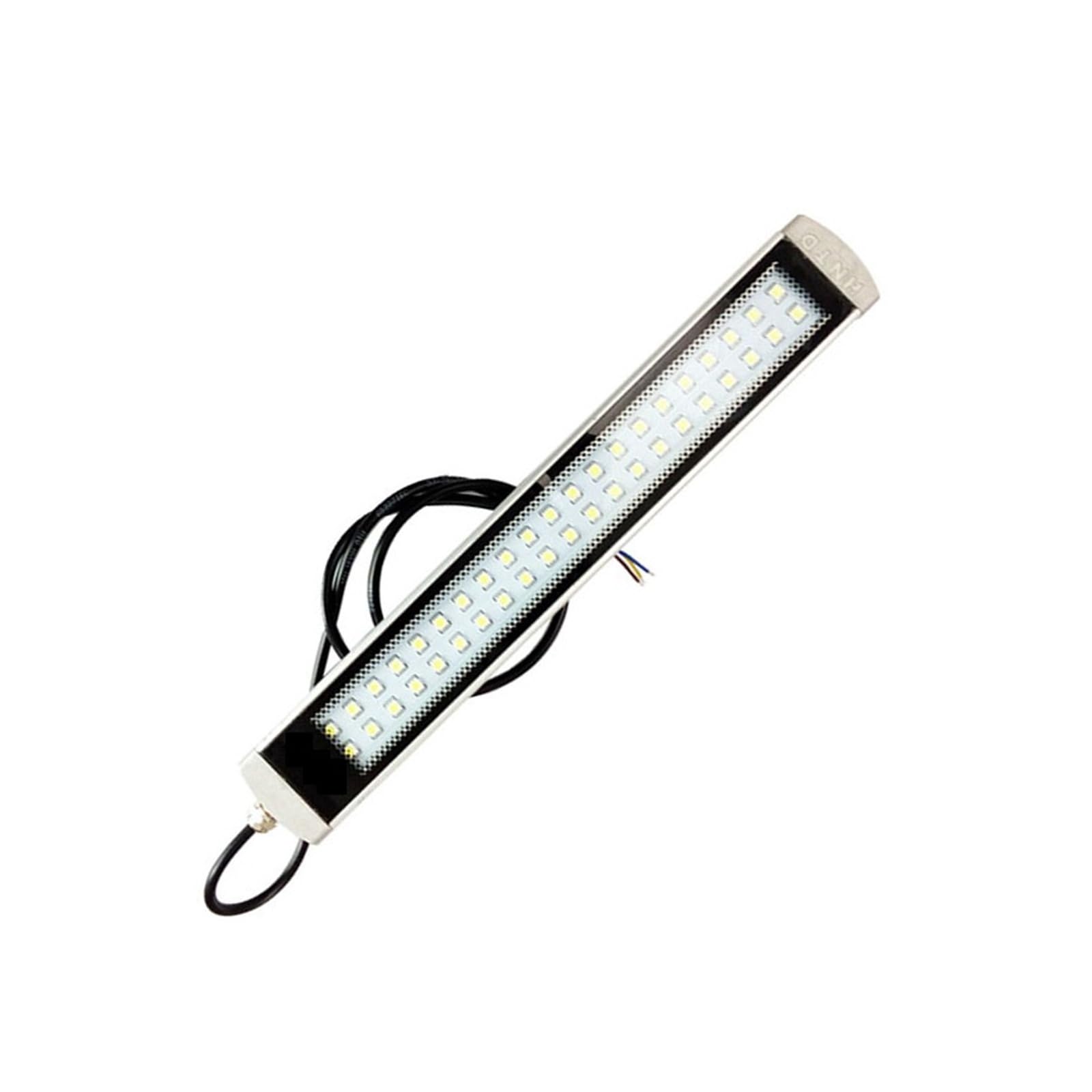 15 W DC 24 V AC 220 LED Metalowa lampa panelowa do obrabiarek CNC Wodoodporna robocza IP67 Wysoka jasność(220V)