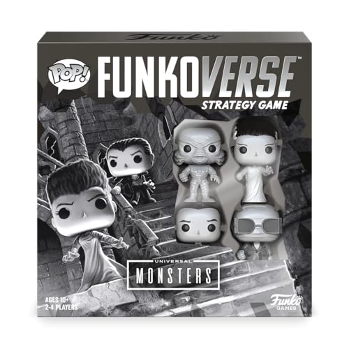 Funko Funkoverse: Universal Monsters 100 4-Pack Miniature Figures (Styles May Vary)