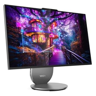 Lenovo Yoga AIO 27IAH10, PC All-in-One, Intel Core Ultra 9 285H, 27" QHD, 32GB RAM, 512GB SSD, Nvidia GeForce RTX 4050 6GB, Luna Gray, Windows 11 Home