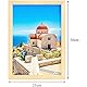 Tebery 4 Stück Bilderrahmen DIN A4, 21x30cm Fotorahmen Zertifikatsrahmen Naturholz, Vintage Posterrahmen Natur aus MDF mit Acrylglas