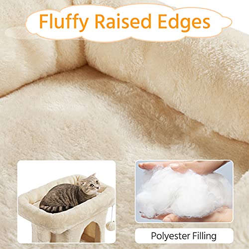 Árbol Rascador para Gatos Beige 23.5 Pulgadas miniatura 7