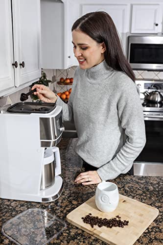 Image of Cuisinart DGB-850 Burr Grind & Brew 10-Cup Coffeemaker with Thermal Carafe (White /Stainless)