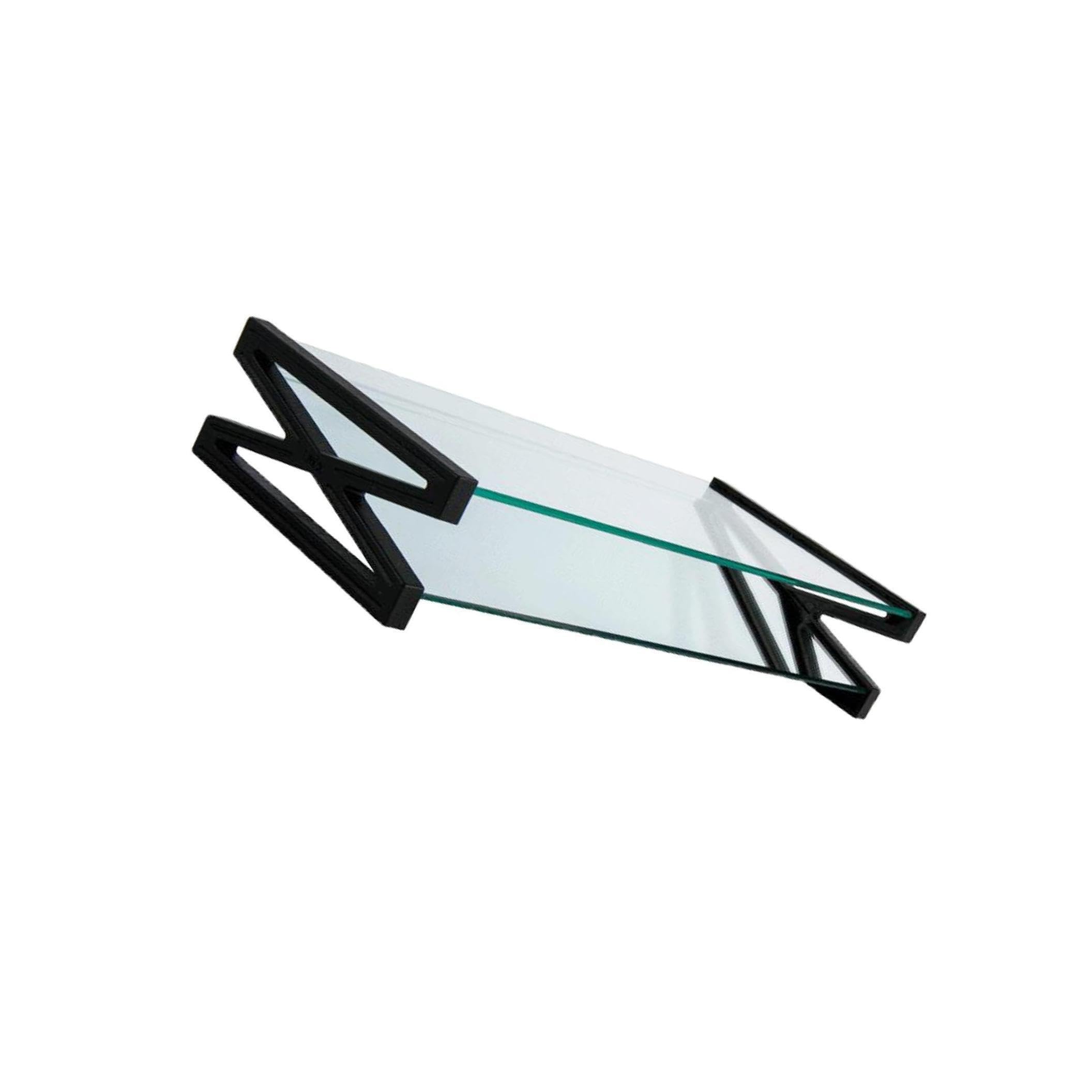mophrati Elegant Clear Universal Display Stand Base for Countertop Showcase of 1/24 Model Cars Scale Glass