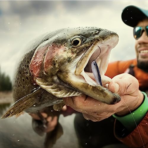 LURESMEOW Paddle Tail Swimbaits,Soft Plastic Fishing Lures Swim Baits for Bass Fishing,30/50pcs with Box,Soft Plastic Swimbaits for Bass Trout Crappie Lures Kit for Saltwater Freshwater - Image 8