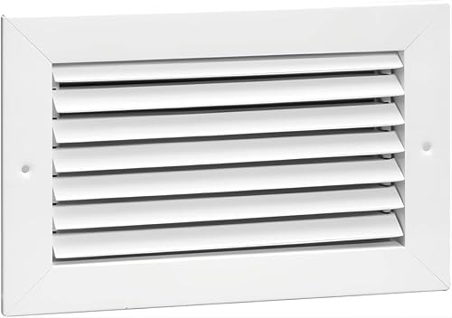 HVAC Premium Rejilla de retorno de barra fija de 14 x 10 pulgadas - Estructura de acero - Aspecto elegante y acabado resistente dimensiones