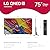 LG 75-Inch Class QNED AI 4K QNED82A Series Smart TV w/AI Sound, HDR10, 4K Super Upscaling, Filmmaker Mode, Wow Orchestra, Alexa Built-in (75QNED82AUA, 2025)